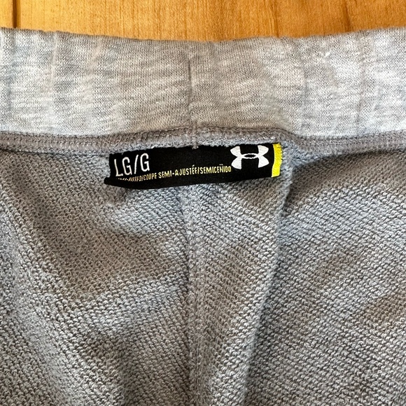 Under Armour Women's Lightweight Drawstring Sweatpants Gray Large - Picture 8 of 11